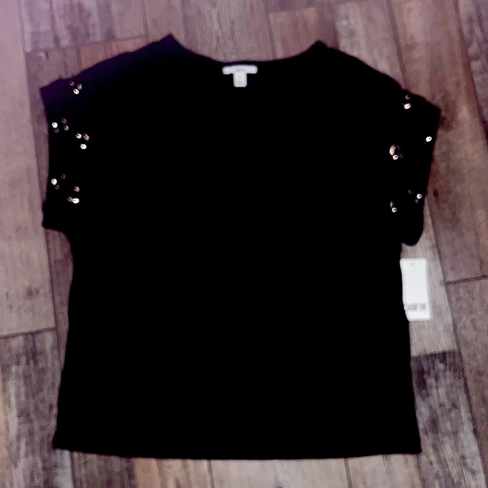 Bar III lace-up grommet-cuff shirt